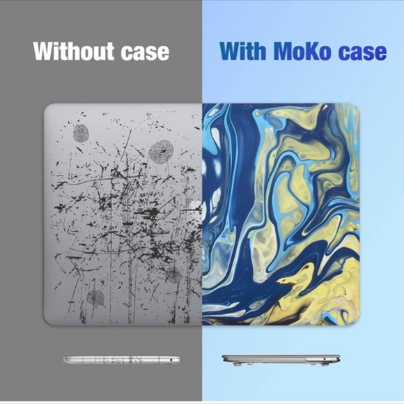 MoKo Case Compatible with MacBook Pro 13 inch 2022 2021 2020 Bundle - Picture 6 of 9